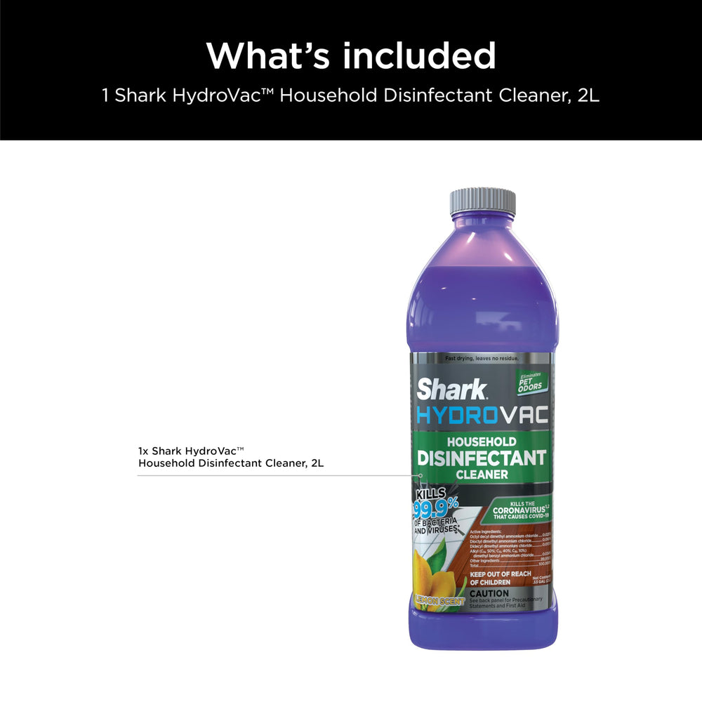 Shark HydroVac disinfectant GREENGUARD GOLD certified for safer indoor use