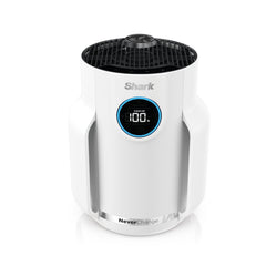 Shark NeverChange Compact Pro front view for fast real-time air improvement in bedrooms.