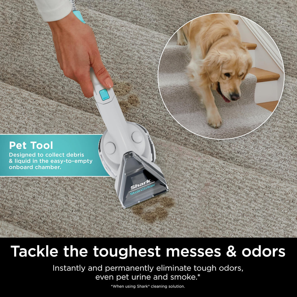Shark StainStriker ultra-powerful suction pulling embedded stains