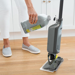 Shark VACMOP compatible VM252/VM180 refill shown for easy disinfection.