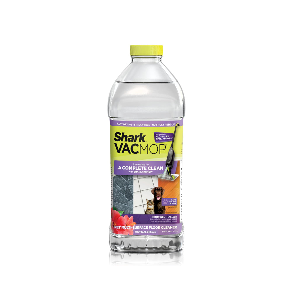 Shark VACMOP Pet 2L refill bottle pour for mess-free refills on sealed floors