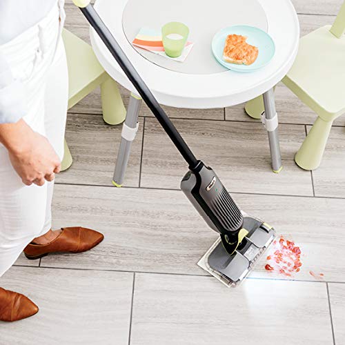 Shark VACMOP refill packaging in a cleaning setup to tackle grime.
