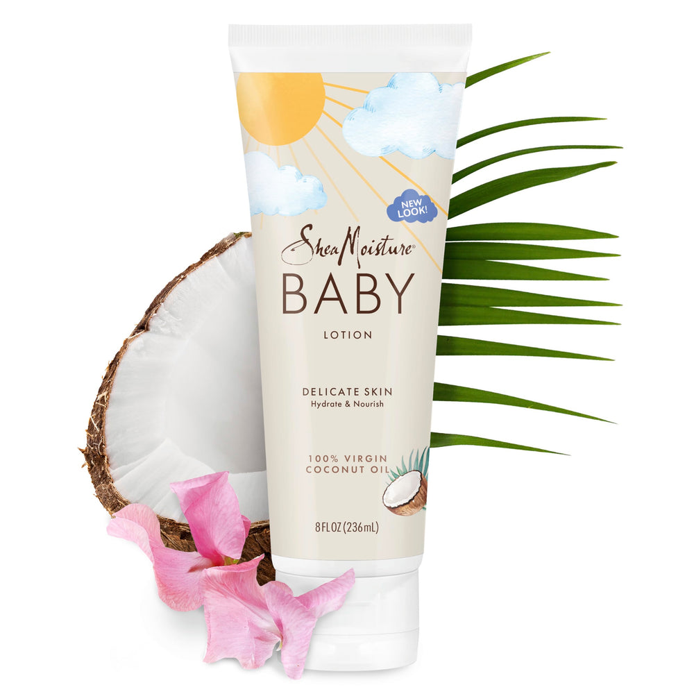 Coconut oil and shea butter-rich cream applied during bedtime massage.