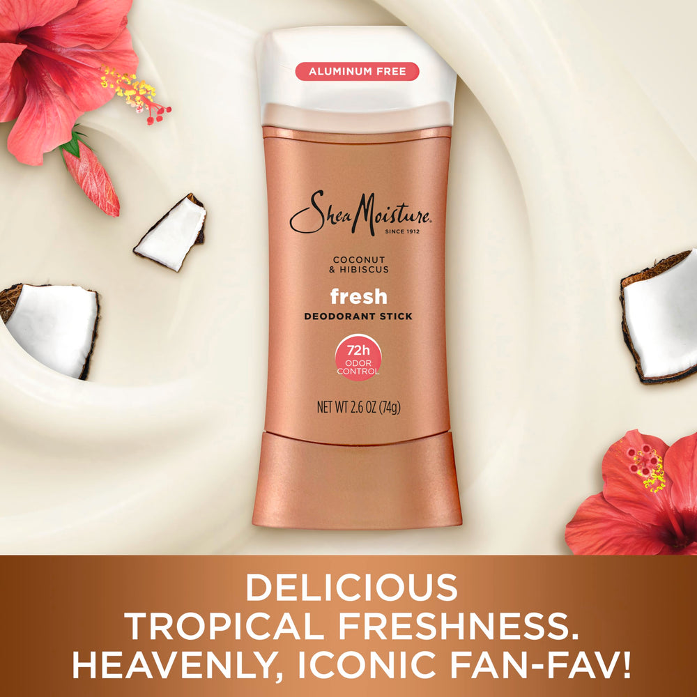 Packaging highlights aluminum-free formula and 72-hour odor control