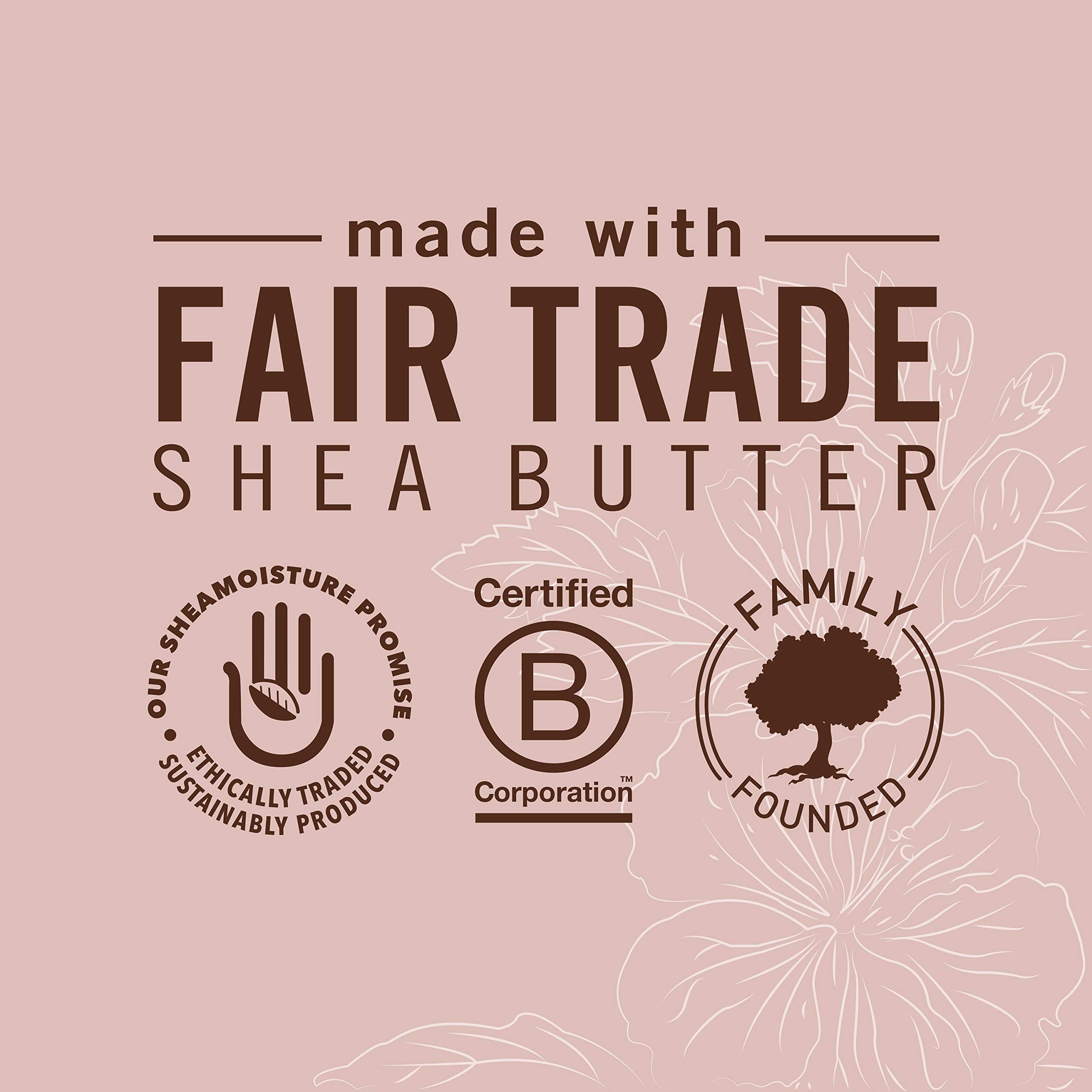 SheaMoisture Coconut Hibiscus Shampoo defines curls with bounce