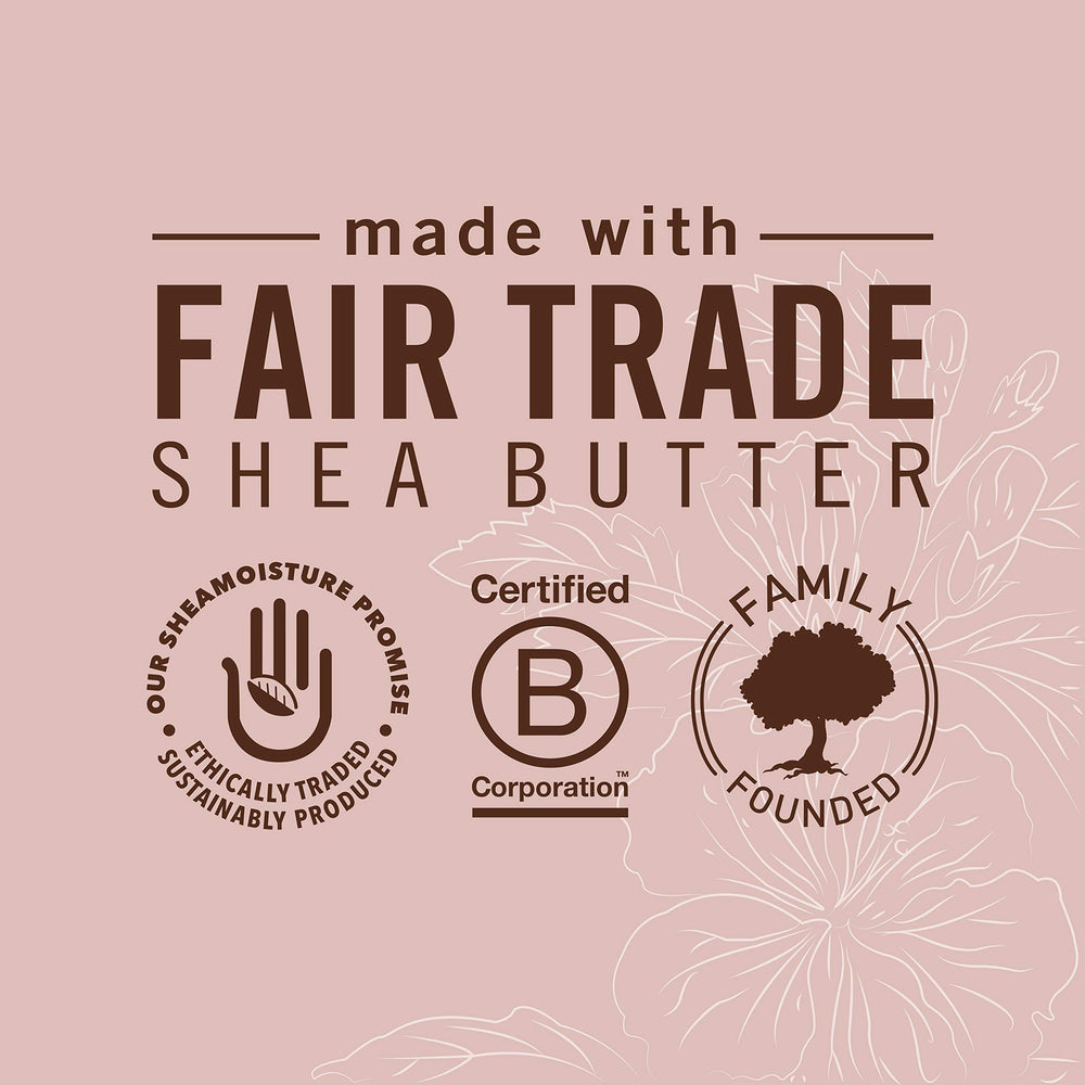 SheaMoisture Coconut Hibiscus Shampoo defines curls with bounce