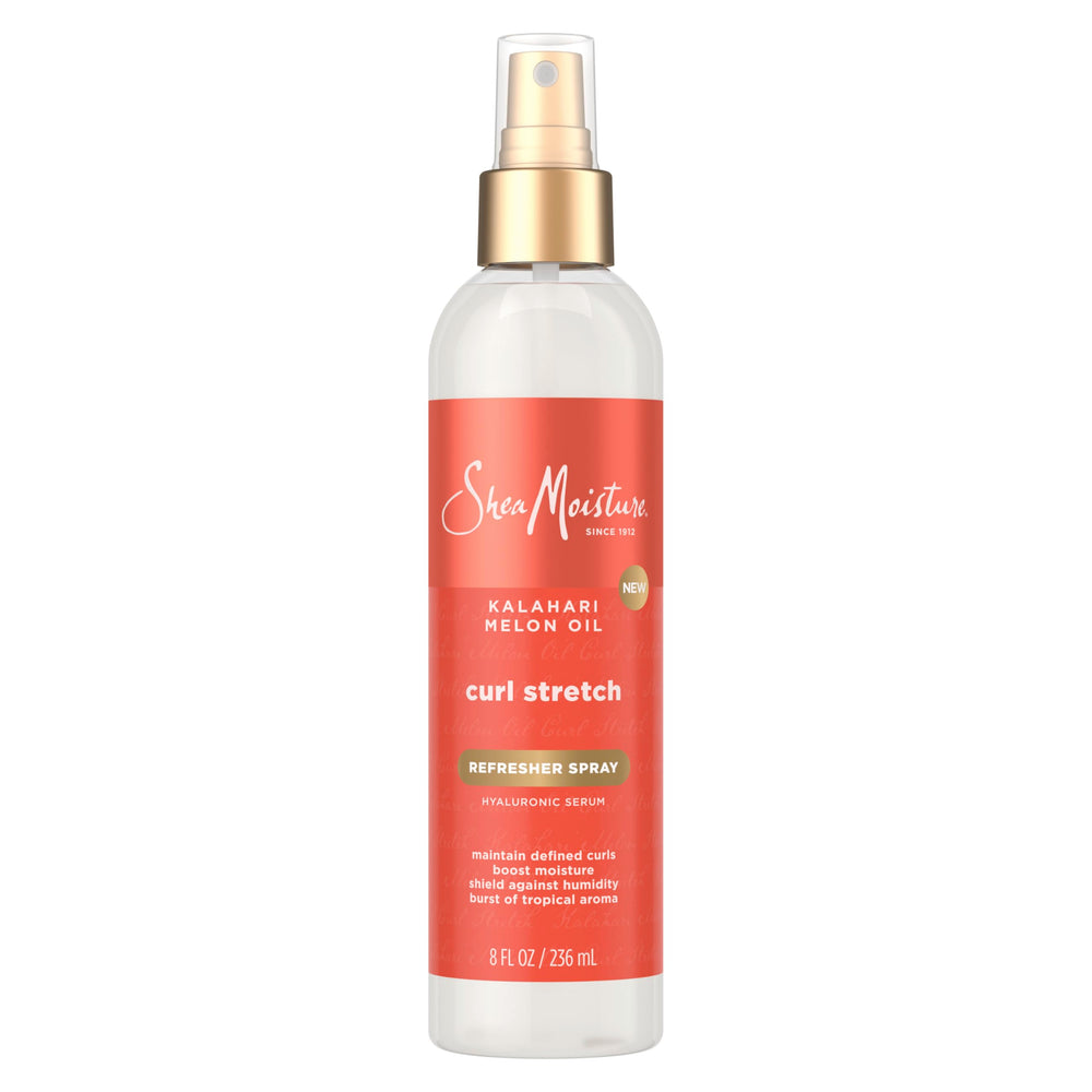 Sheamoisture Curl Stretch Refresher Spray bottle refreshing curls with hydration
