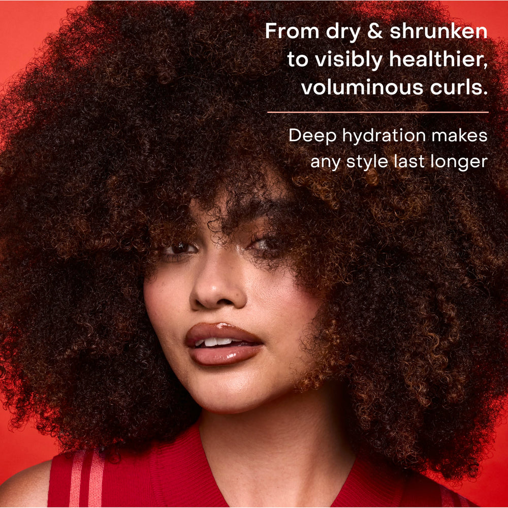 Braided‑out curls after using Curl Stretch Volume Cream.