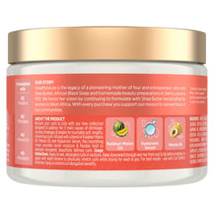 Applying Curl Stretch Volume Cream for smooth, defined curls.