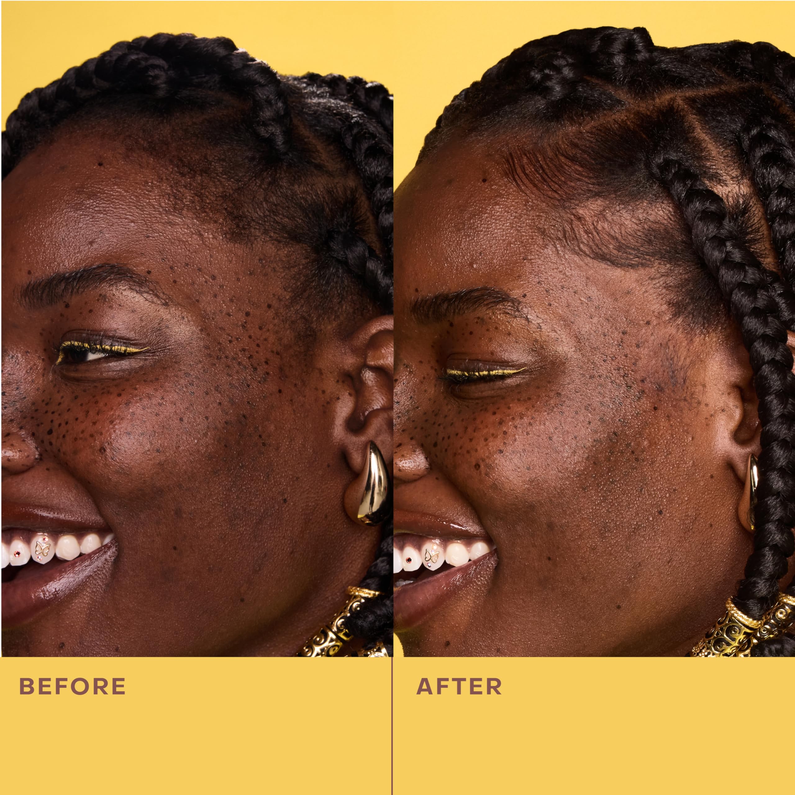 SheaMoisture edge-control flyaways-tamed showcases anti-frizz shine.