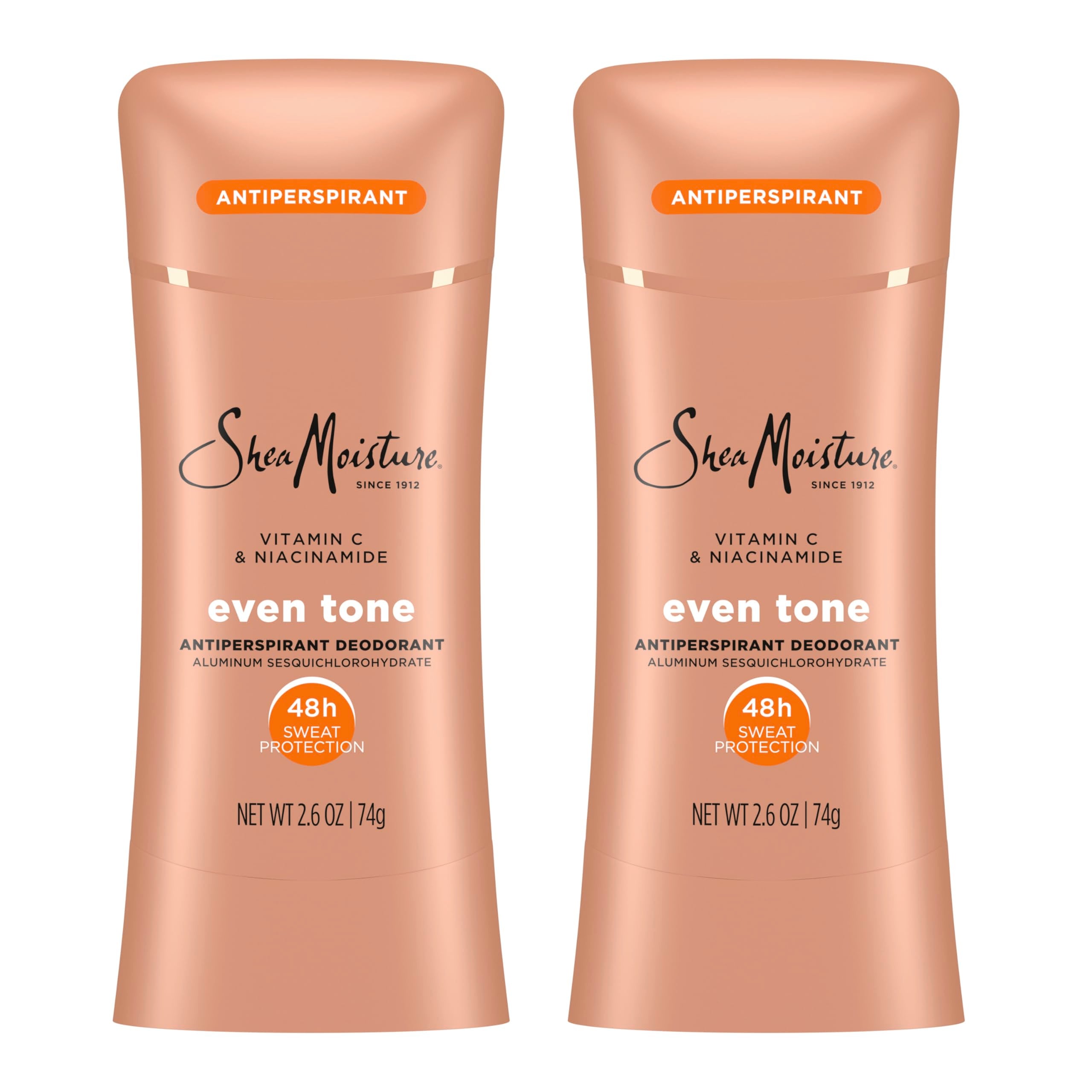 SheaMoisture Even Tone deodorant stick front view showing smooth glide