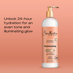 Sheamoisture Illuminating bottle pump enables easy, mess-free dispensing.