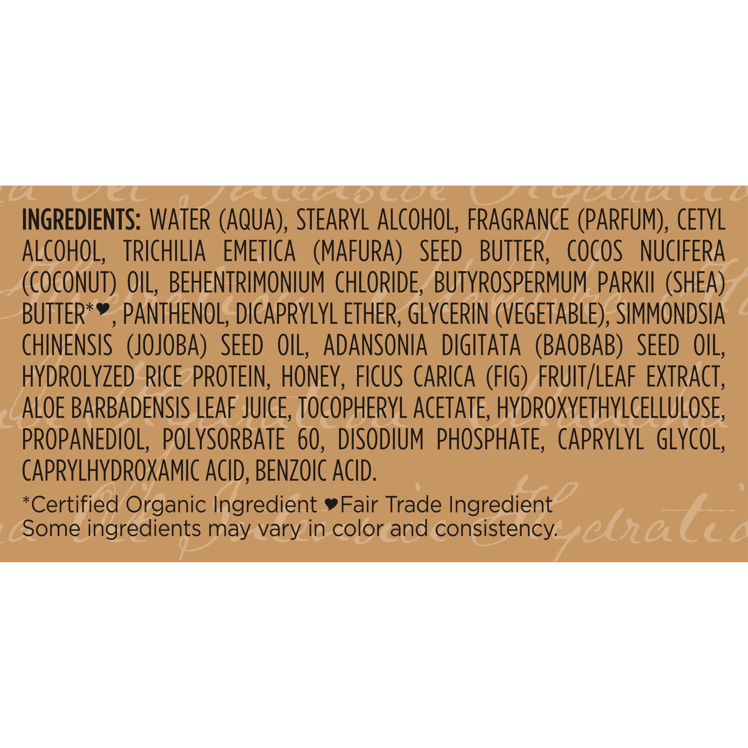 Icon highlights Fair Trade Shea Butter and natural ingredients used in the formula.