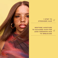 SheaMoisture conditioner peppermint scalp massage demonstrates invigorating sensation