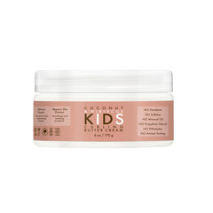 Detangler applied to hair for easier detangling with SheaMoisture Kids.
