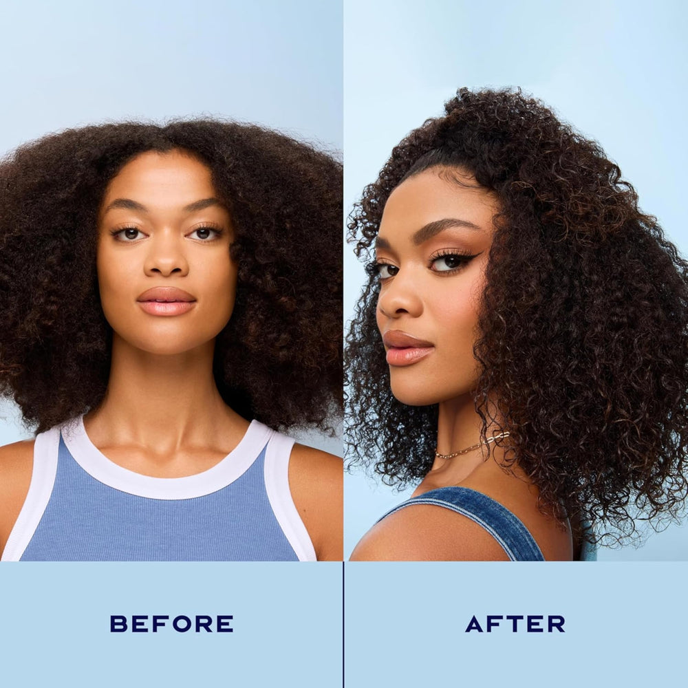 SheaMoisture Manuka Honey Yogurt Mousse on damp hair, long-lasting hold