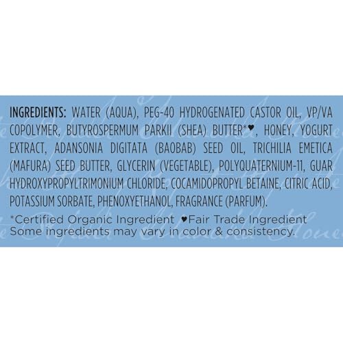 SheaMoisture Manuka Honey Yogurt Mousse packaging, ethically sourced ingredients for mindful care
