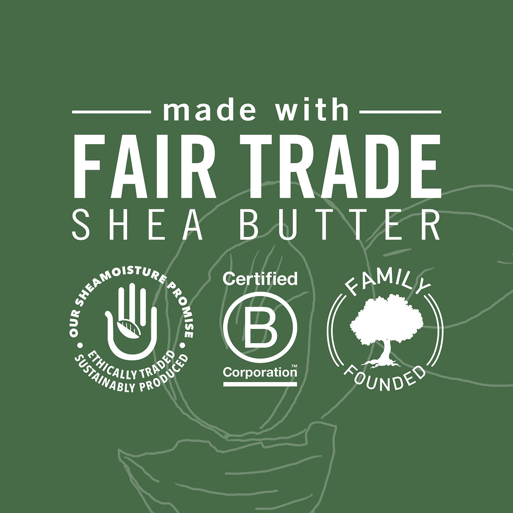 Sheamoisture beard wash shea butter close-up illustrating nourishing beard care.