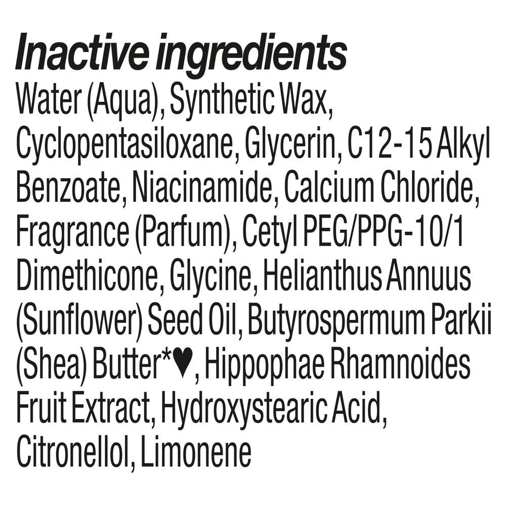 SheaMoisture no parabens mineral oil label on packaging