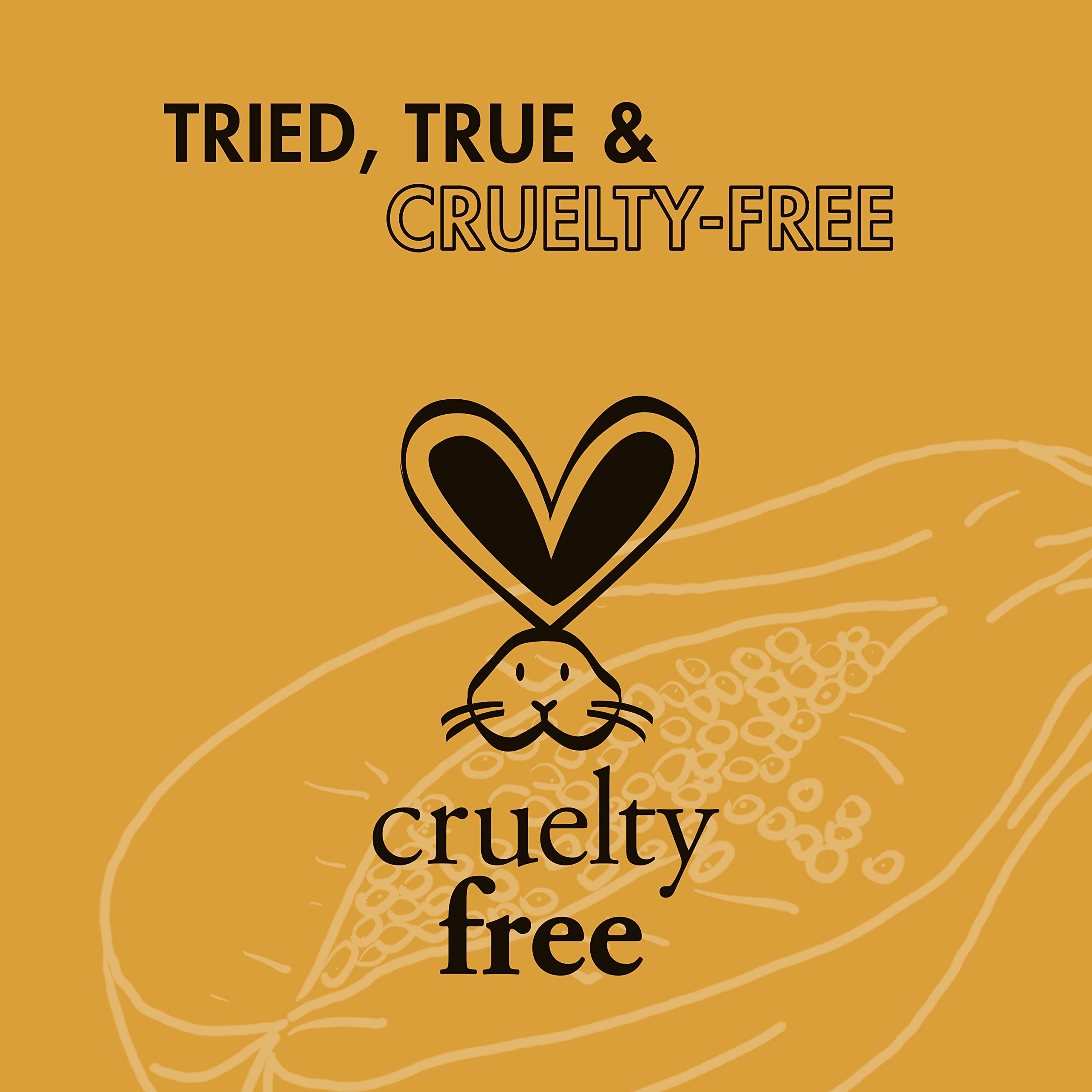 SheaMoisture packaging close-up emphasizes clean, cruelty-free formula.