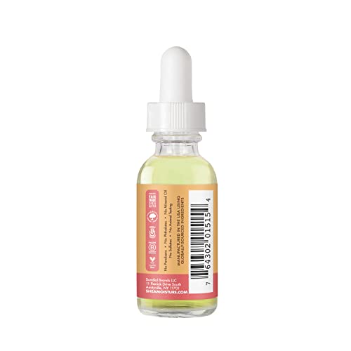SheaMoisture Papaya Vitamin C Serum dropper shows precise daily dispensing.