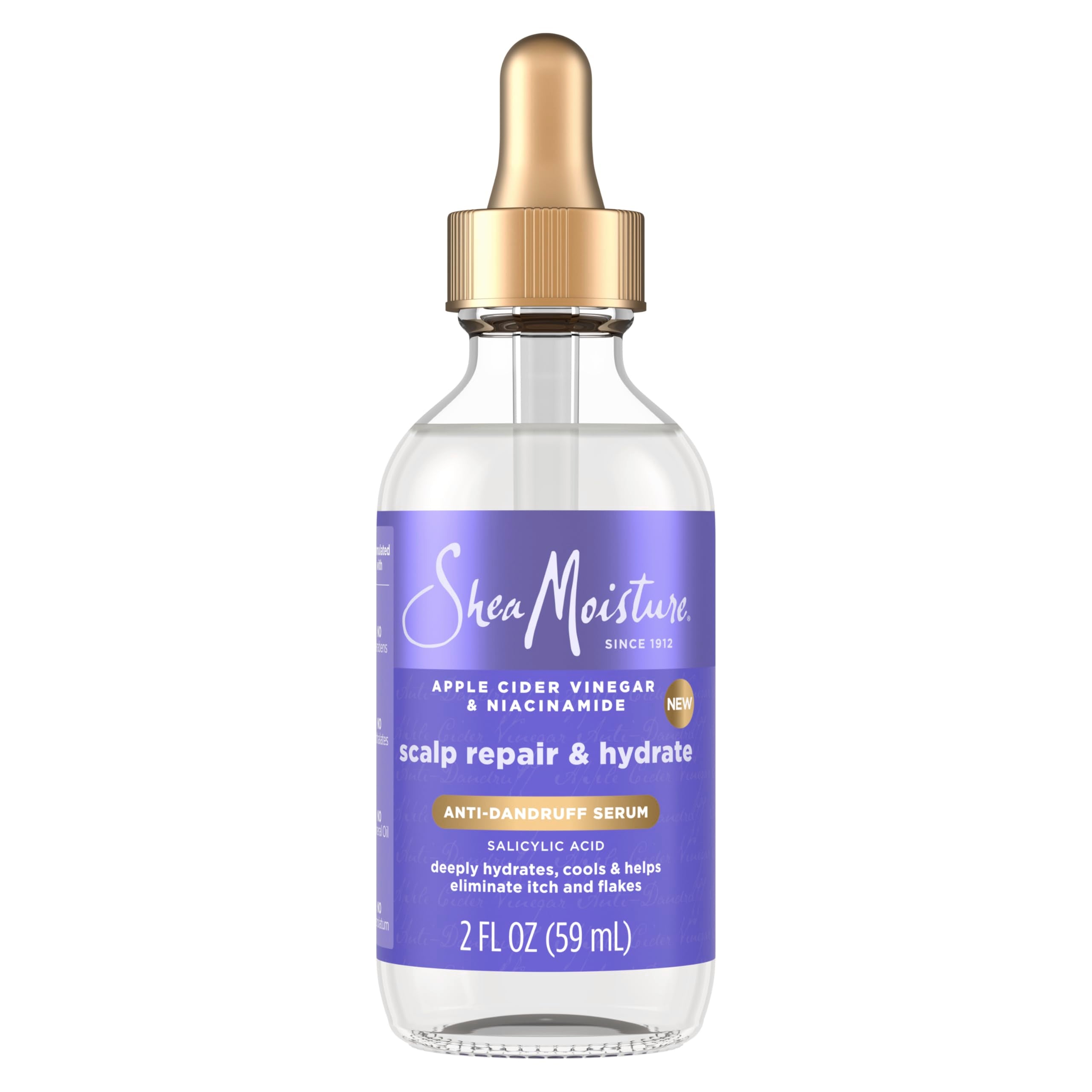 Sheamoisture Scalp Repair & Hydrate serum bottle for daily scalp care.