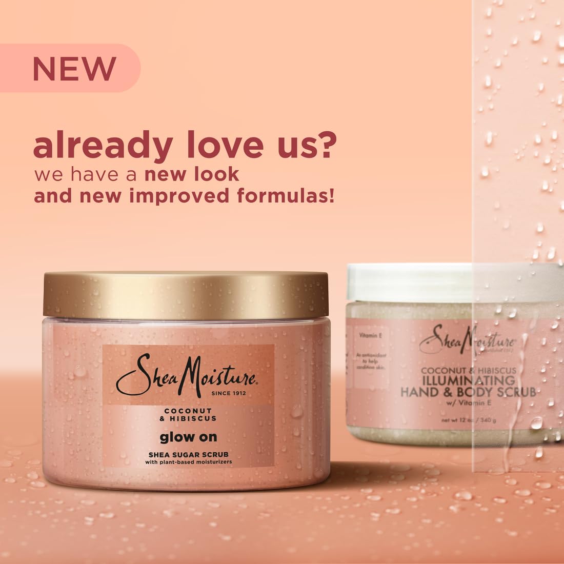 Songyi mushroom extract in Sheamoisture scrub supporting skin nourishment during routine.
