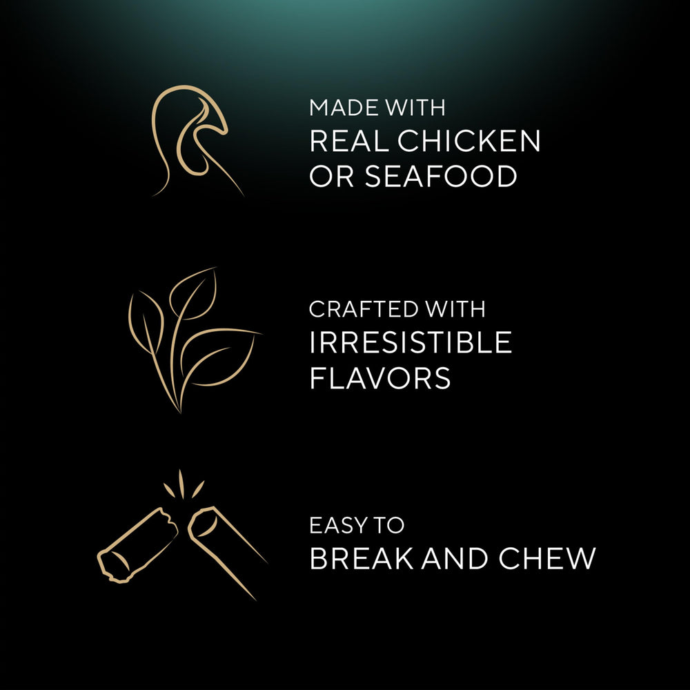 Sheba Meaty Tender Sticks individually wrapped for freshness and convenience.