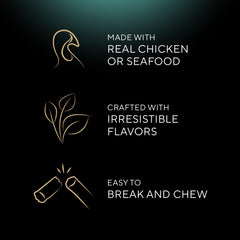 Sheba Meaty Tender Sticks individually wrapped for freshness and convenience.