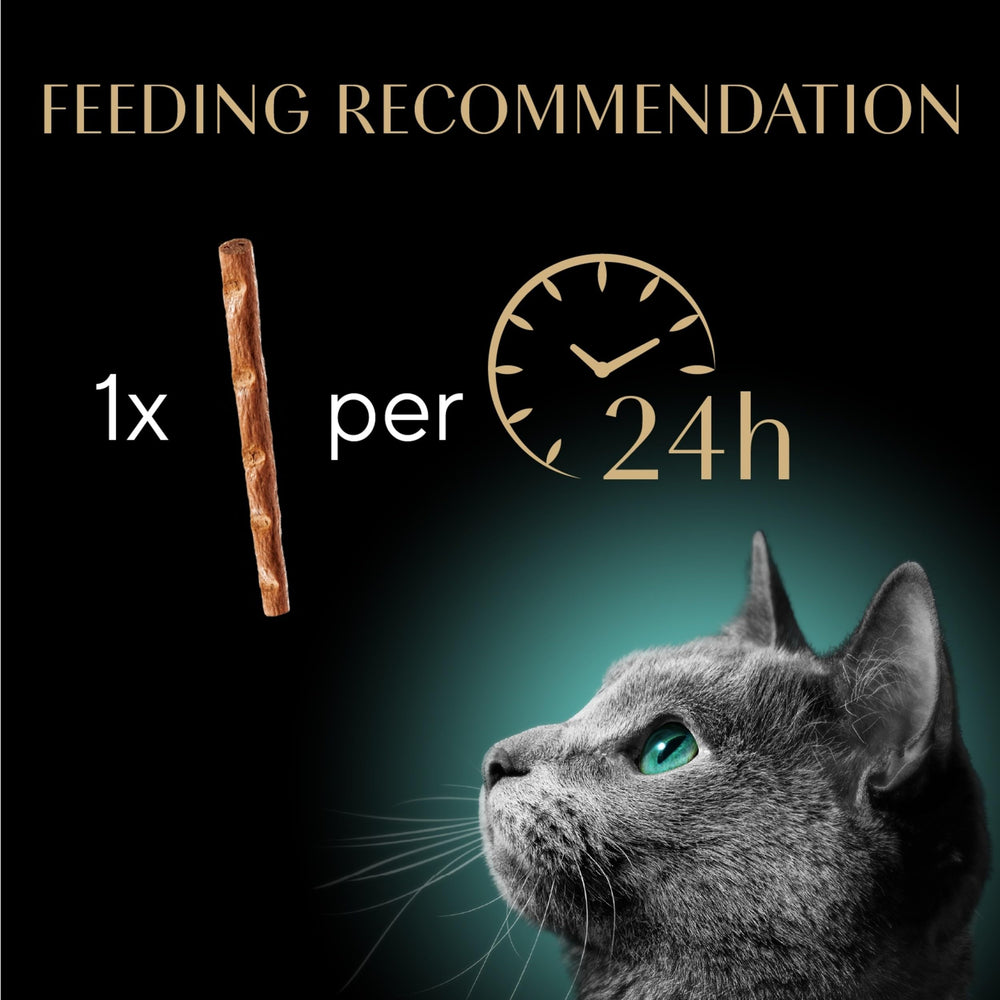 Sheba Meaty Tender Sticks salmon flavor, soft texture appeal