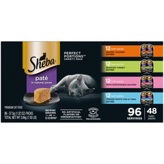 Sheba Perfect Portions pate chicken; convenient, fresh daily meals for cats.