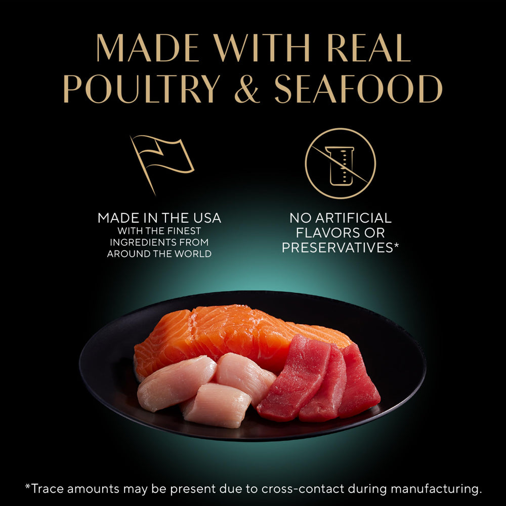Sheba Perfect Portions tender turkey entree in gravy; ideal for picky eaters.