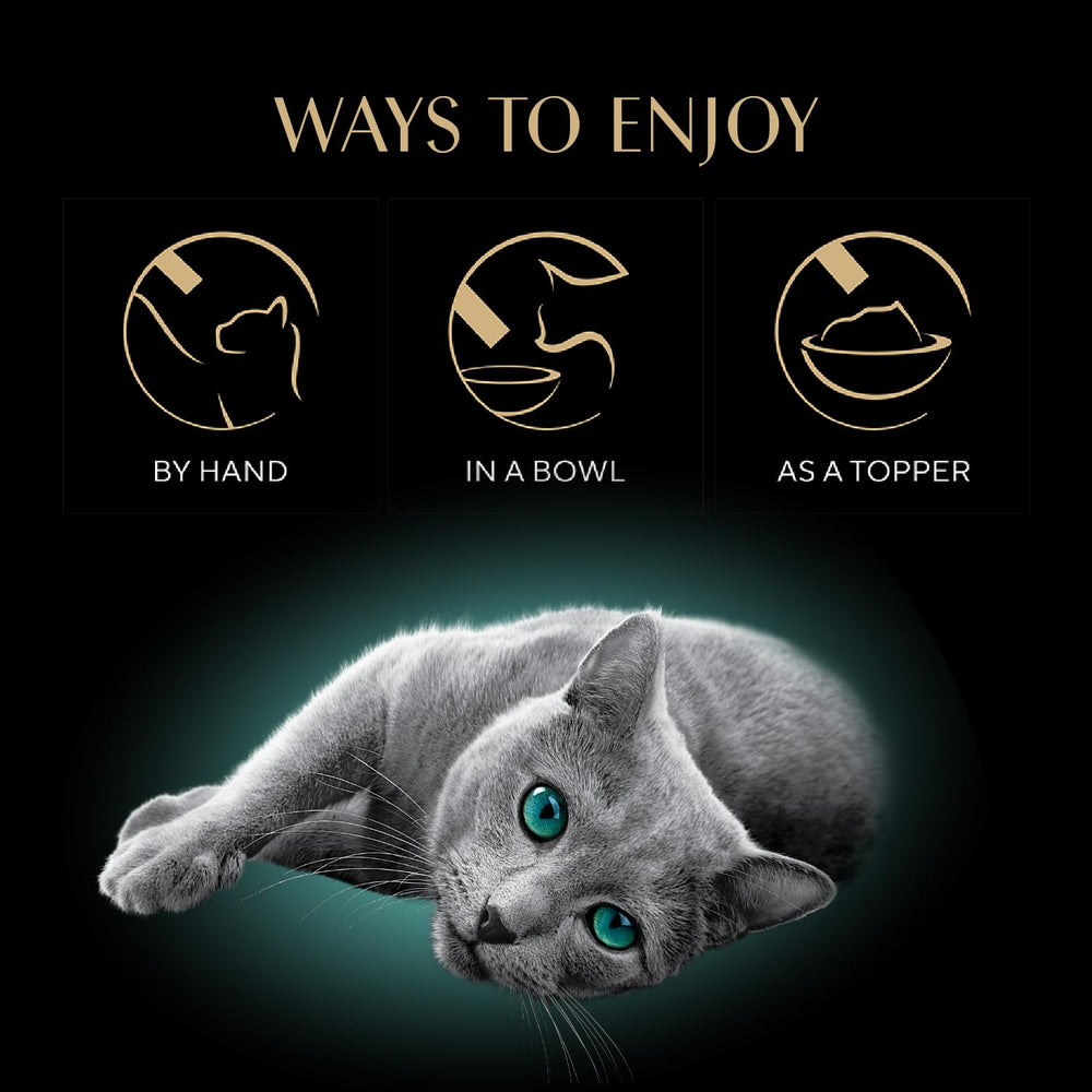 Sheba Premium Puree Seared Tuna tube promotes bonding during feeding