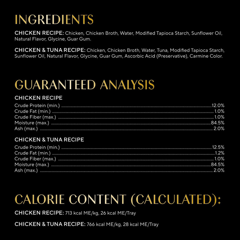 No artificial flavors label on Sheba Selections filets in broth packaging