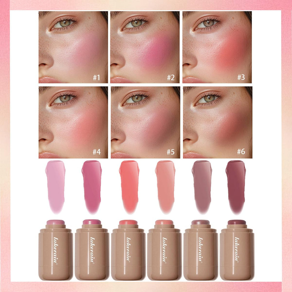 SHEEYoon Cream Blush Stick Soft Pink Satin emphasizes a subtle finish for everyday glow.