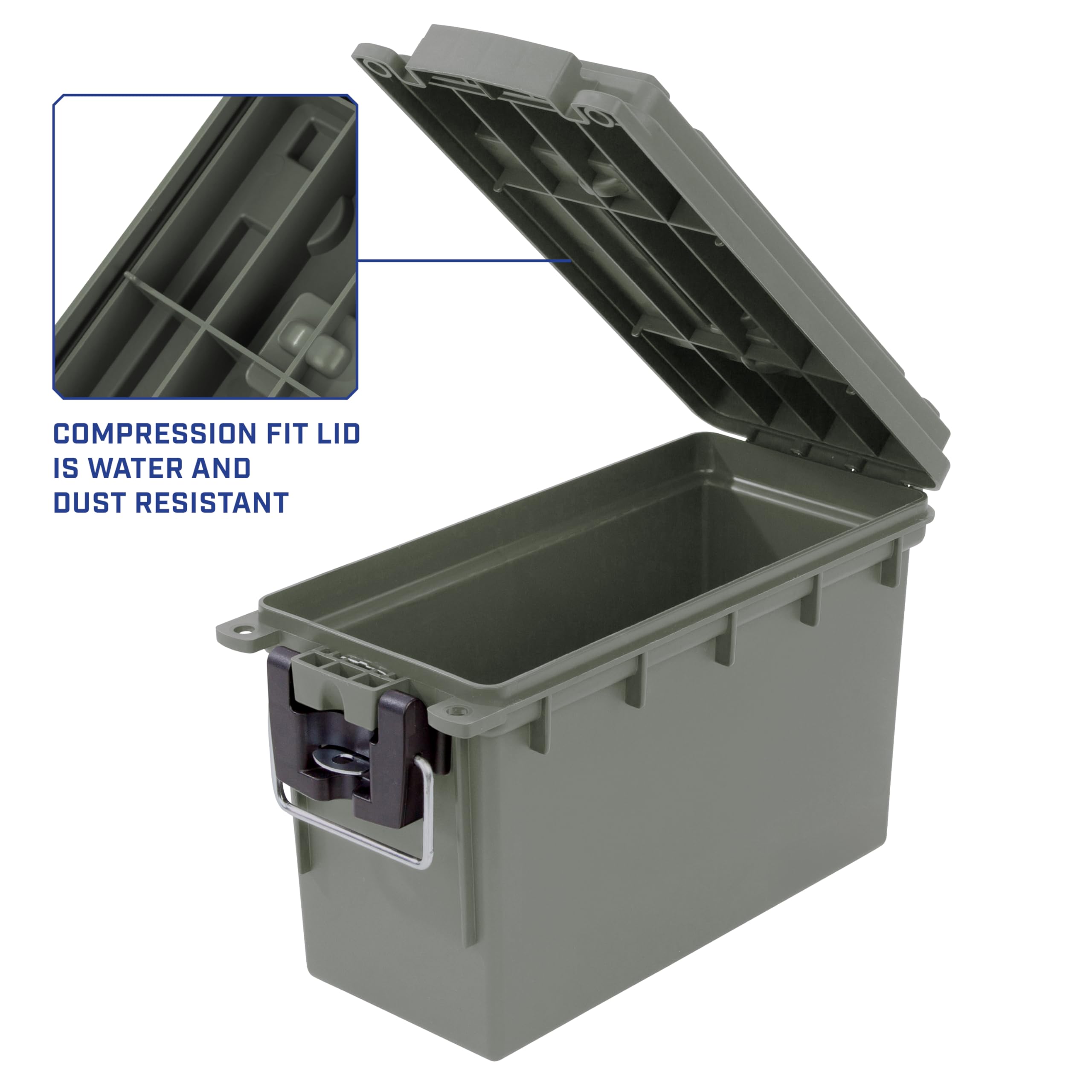 Sheffield 12791 lockable storage box with handle secures gear during transport