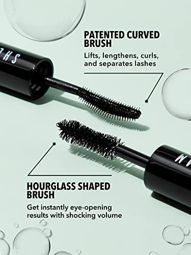 SHEGLAM 2in1 mascara buildable no-clump formula for a smooth finish.