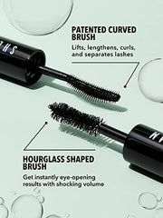SHEGLAM 2in1 mascara buildable no-clump formula for a smooth finish.