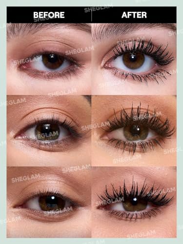 SHEGLAM waterproof tubing mascara delivers long wear without clumping.