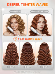 SHEGLAM Deep Waver smart timer feature showcases safe, timed styling