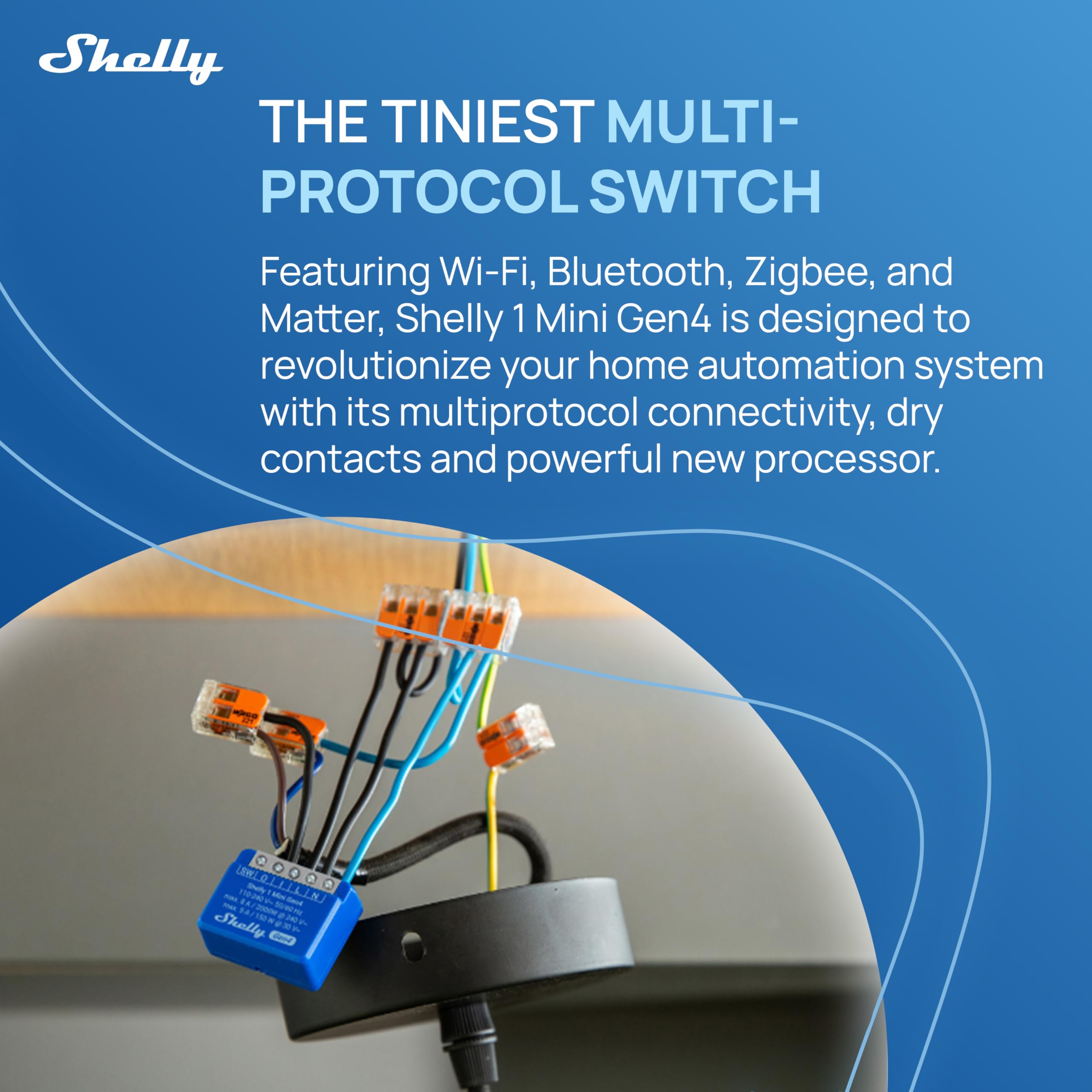 Shelly 1 Mini Gen4 enables coffee maker smart scheduling