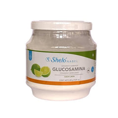 Sheló NABEL glucosamine joint health illustration suggests flexibility support.