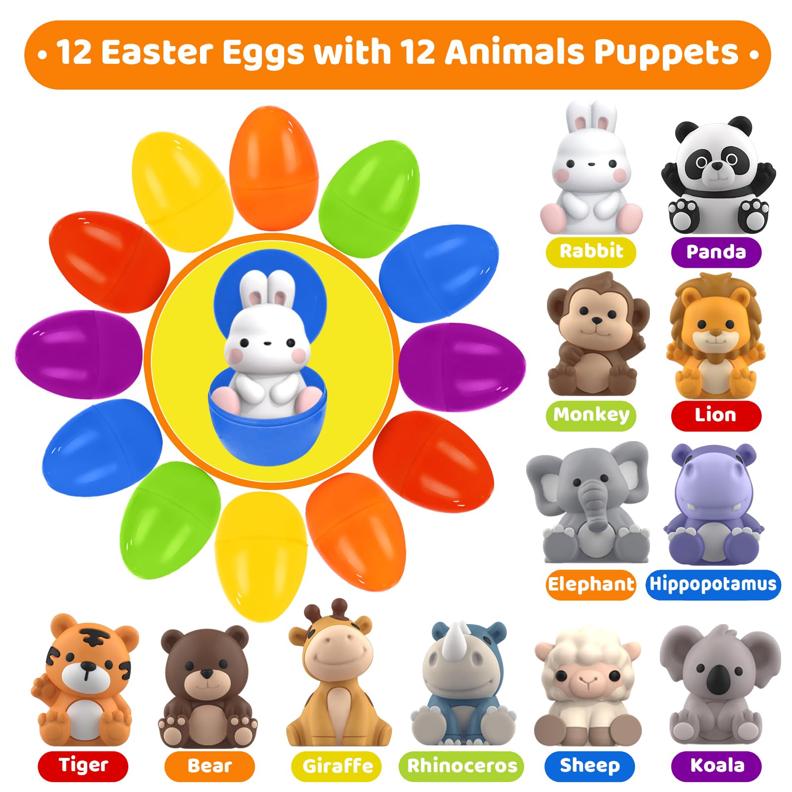 Bright multicolor Easter eggs ready for play and decoration
