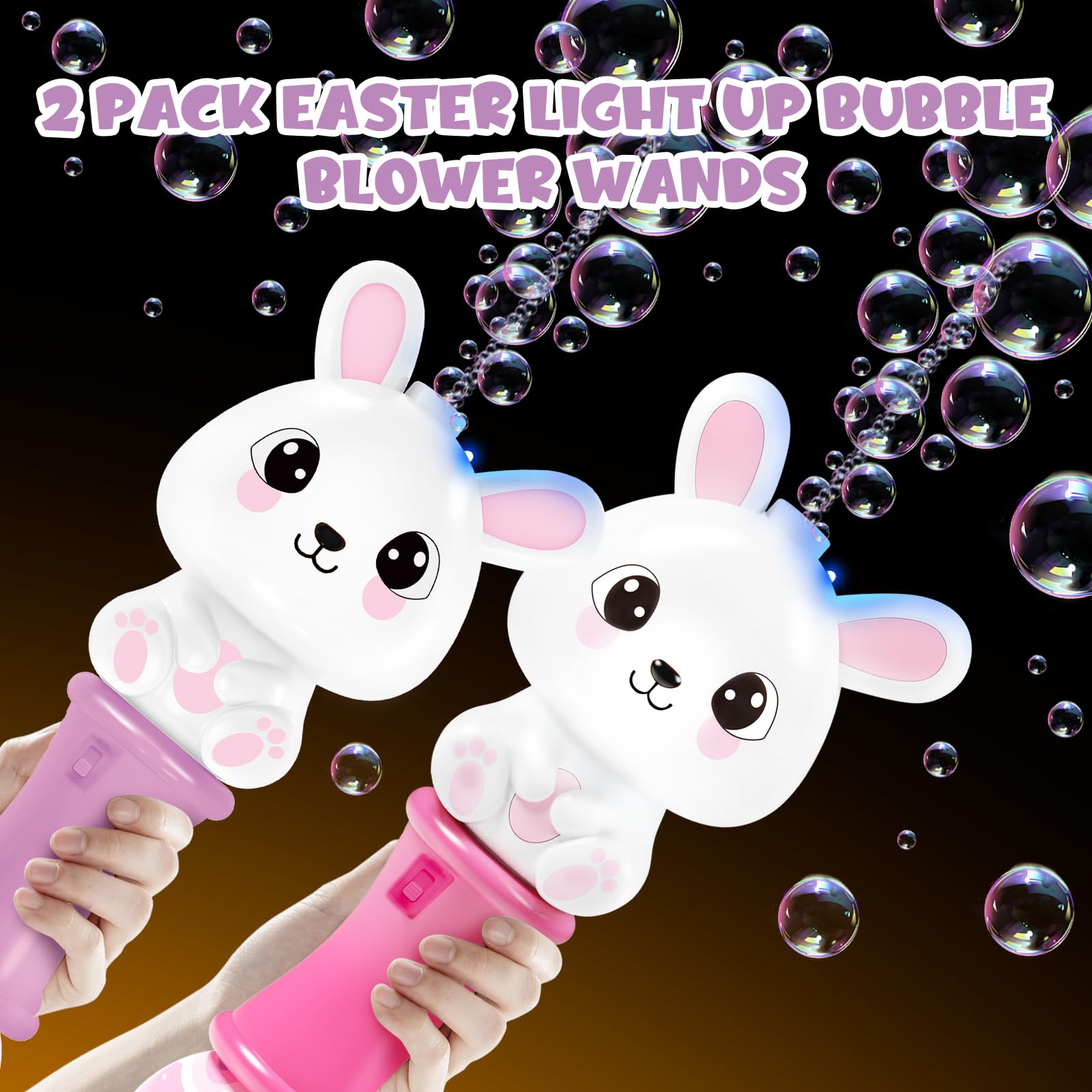Shemira bubble wand sticker sheet to customize the Easter toy.
