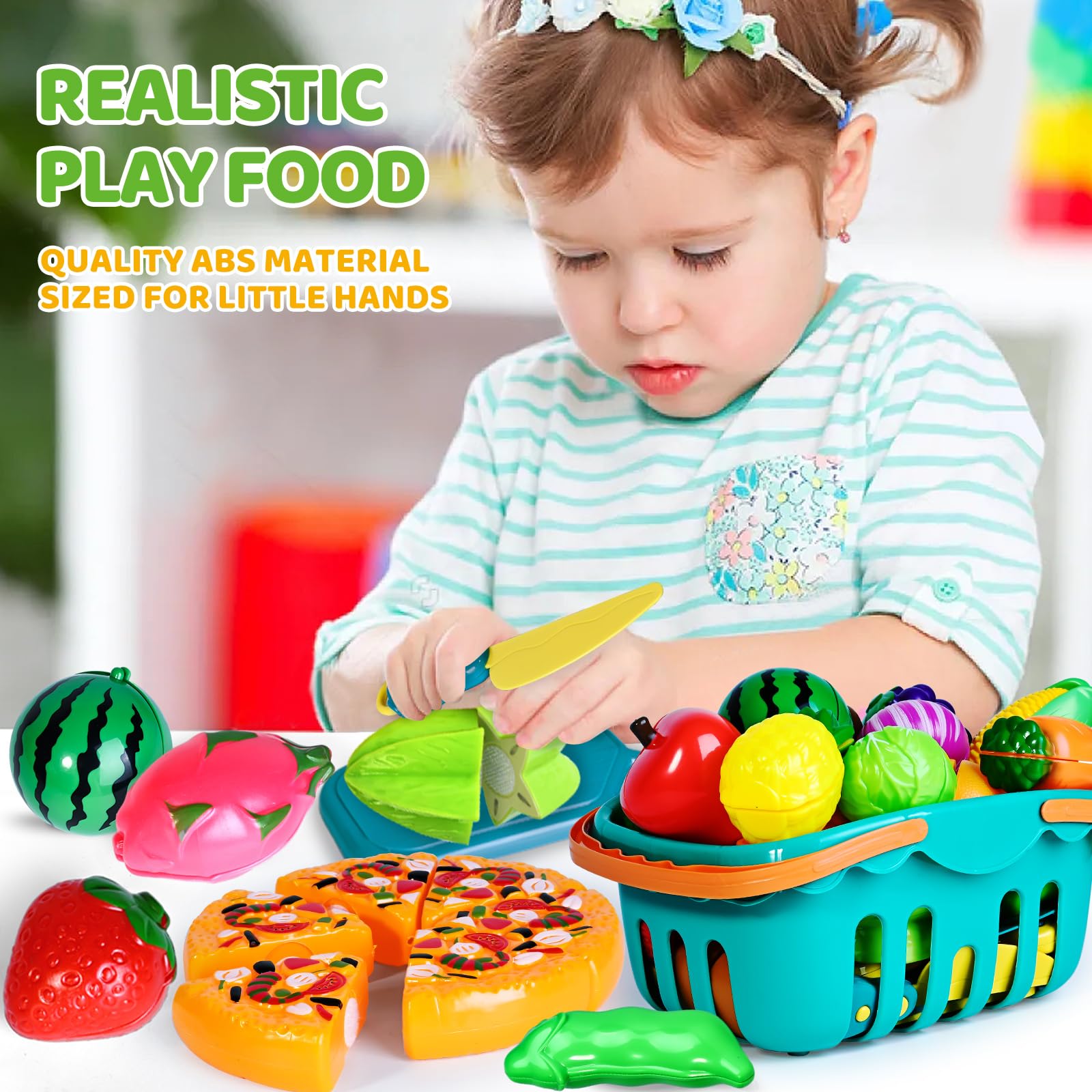 Shemira cutting boards and knives enable authentic kitchen cutting play