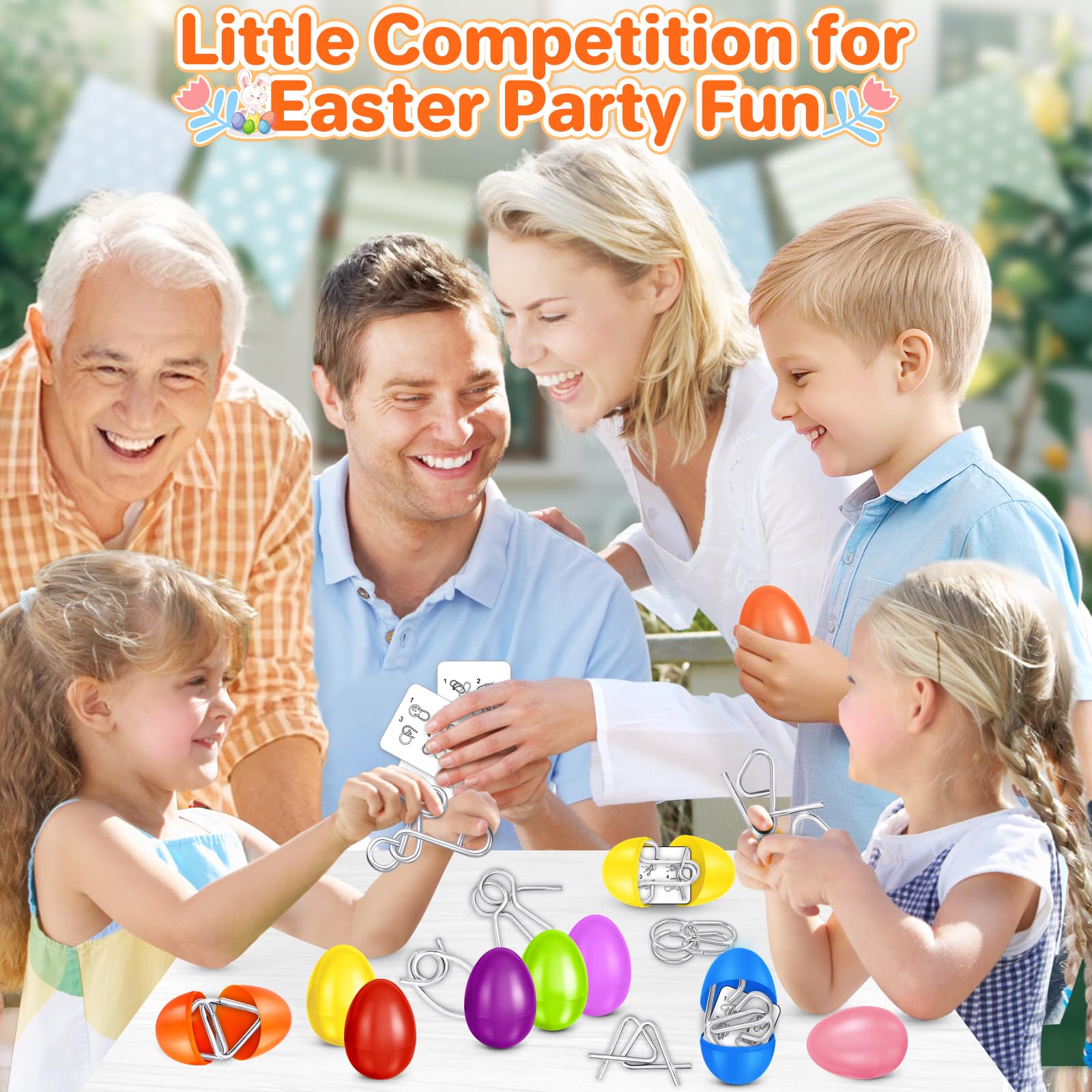 Shemira eggs that are easy to clean after play with soap and water