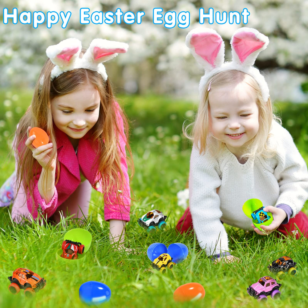 Shemira classroom rewards with pull-back monster cars tucked inside eggs
