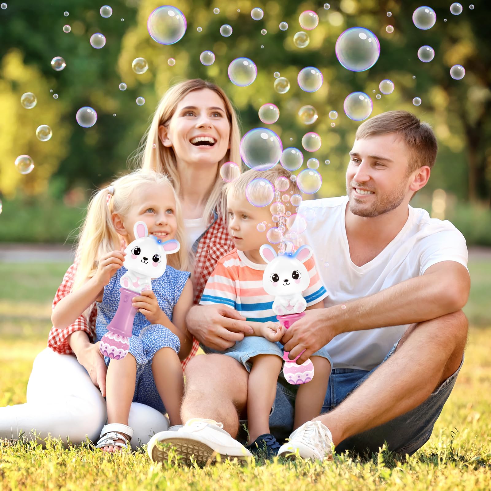 Shemira kid-safe bubble solution is non-toxic for worry-free use.