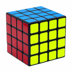 Shengshou 4x4 puzzle cube black for smooth turning and stability.