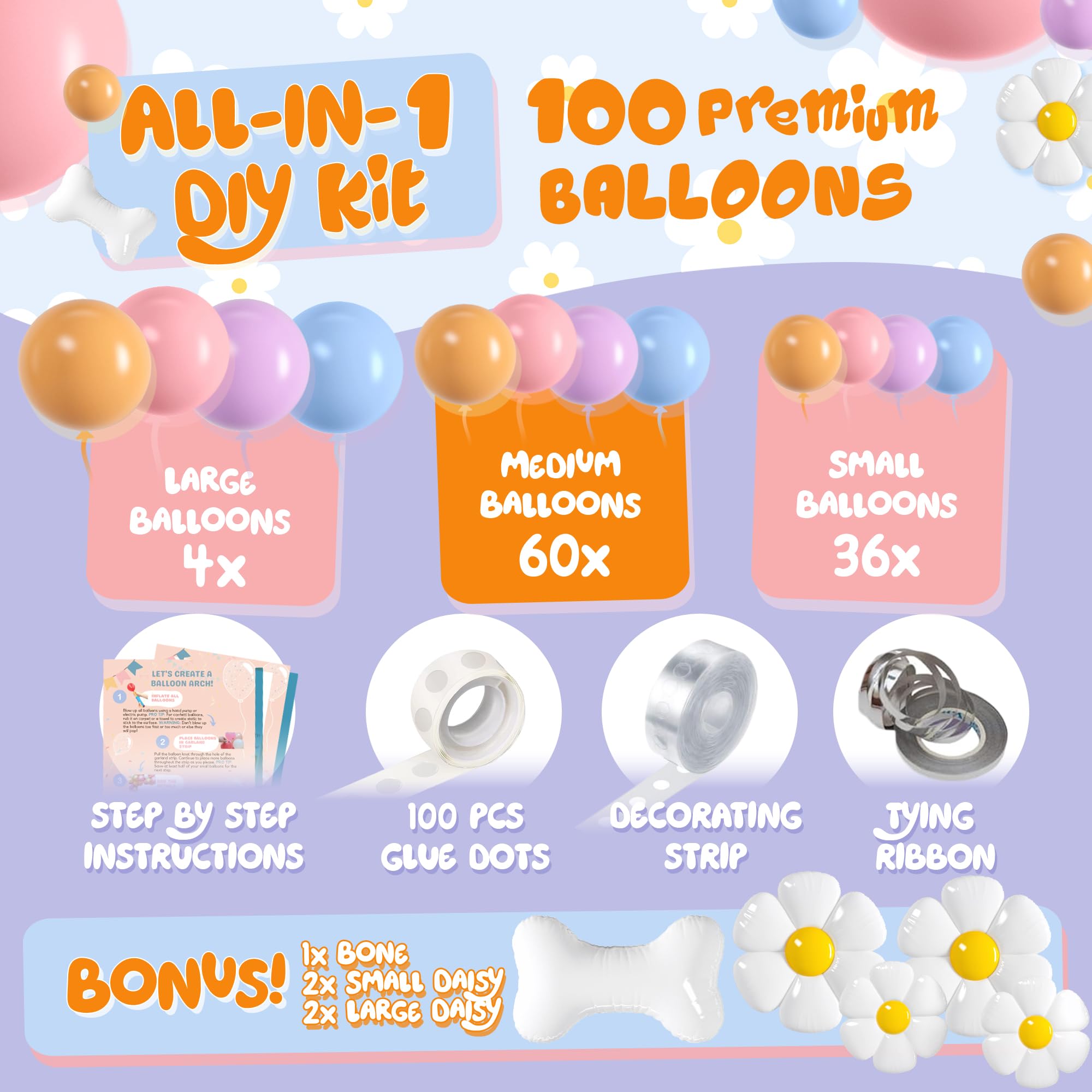 SHERYL DECOR bone balloons add playful focal points to the party